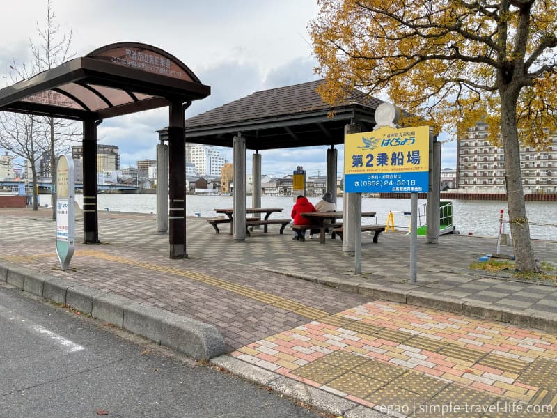 宍道湖観光遊覧船はくちょうの遊覧コース