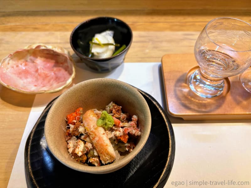 カニが解禁された季節ならではのズワイガニの一品