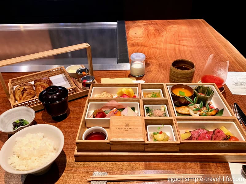 リッツ・カールトン日光２日目のレストランでいただくボリューム満点の和朝食