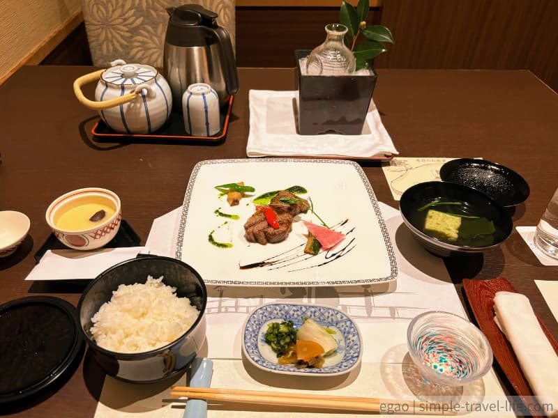 島根和牛、仁多産こしひかり地元食材がたくさん使われたメニュー