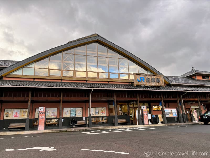 安来駅駅舎の外観