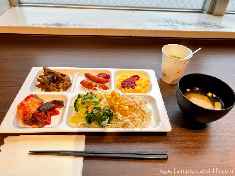 コンフォートホテル奈良の朝食ビュッフェは和洋食メニューとヘルシーなサラダもあり充実
