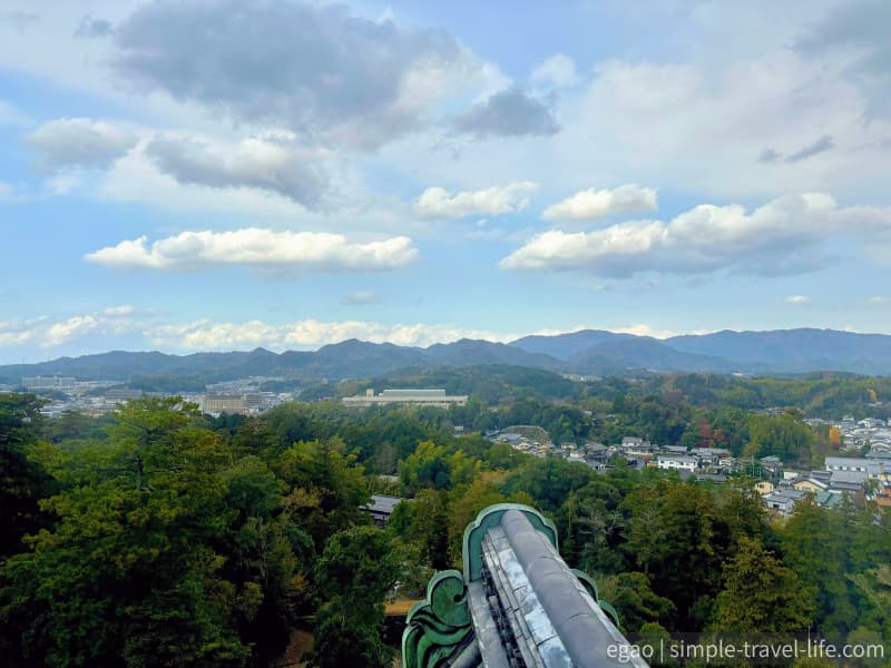 国宝松江城の天守からの眺め