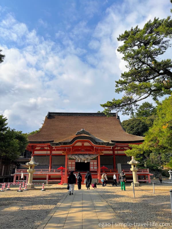 日本の夜を守るとされる下の宮、日沈宮（ひしずみのみや）