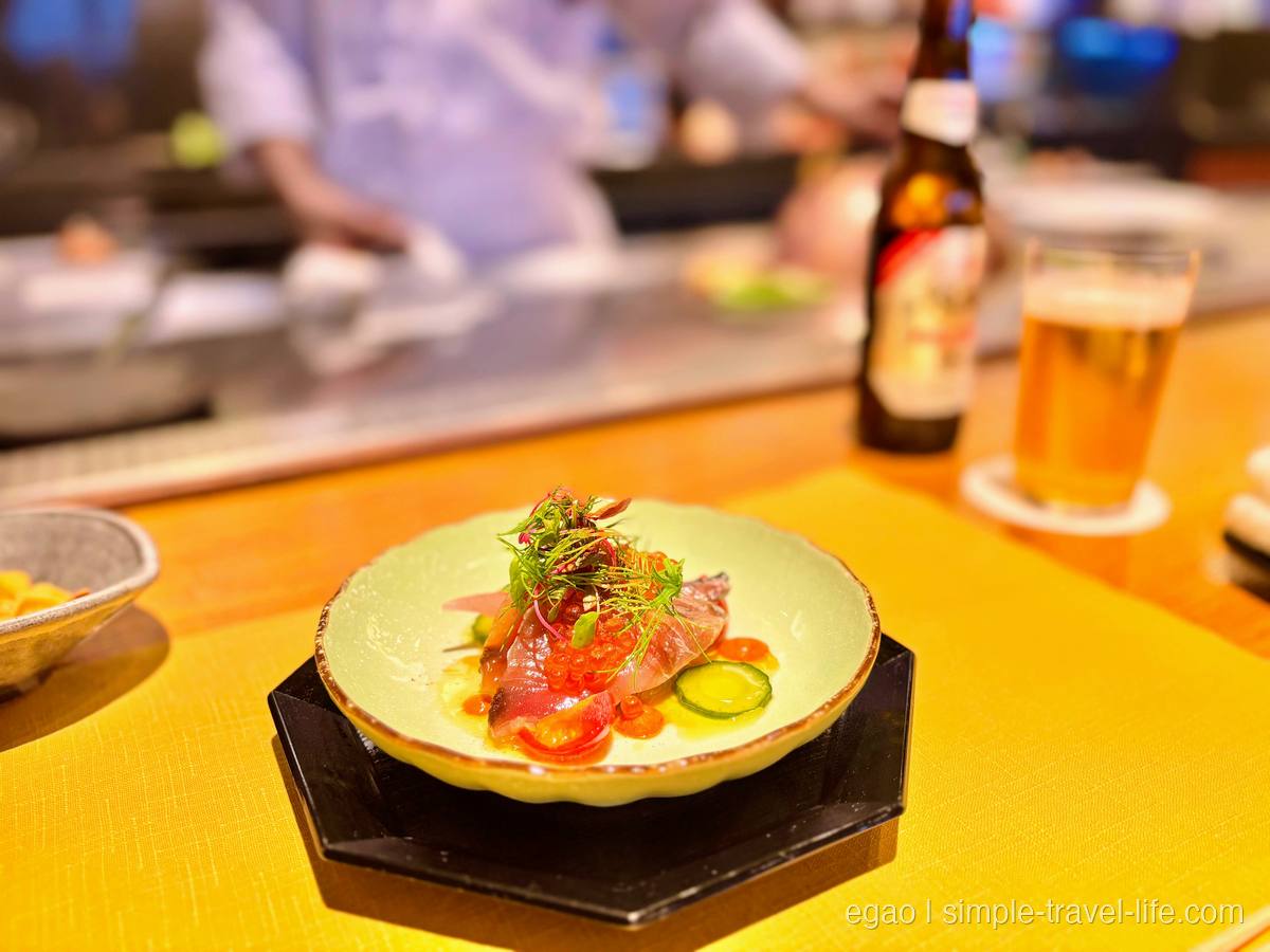 五山望の色鮮やかな前菜